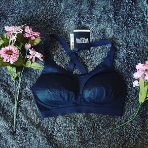 NWT Victoria's Secret Sport Black Sports Bra